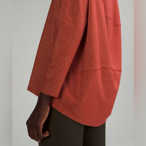Lululemon Back in Action Long Sleeve Shirt *Spark Cayenne - Picture 2 of 7